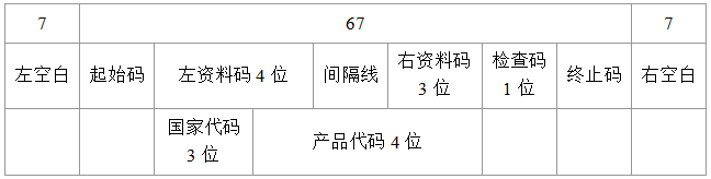 EAN-8码排列