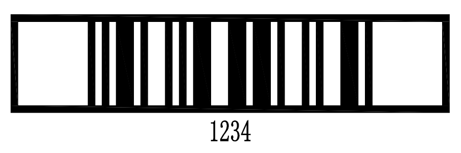 An Industrial 2 of 5 with box bearer bars (data outside the frame)